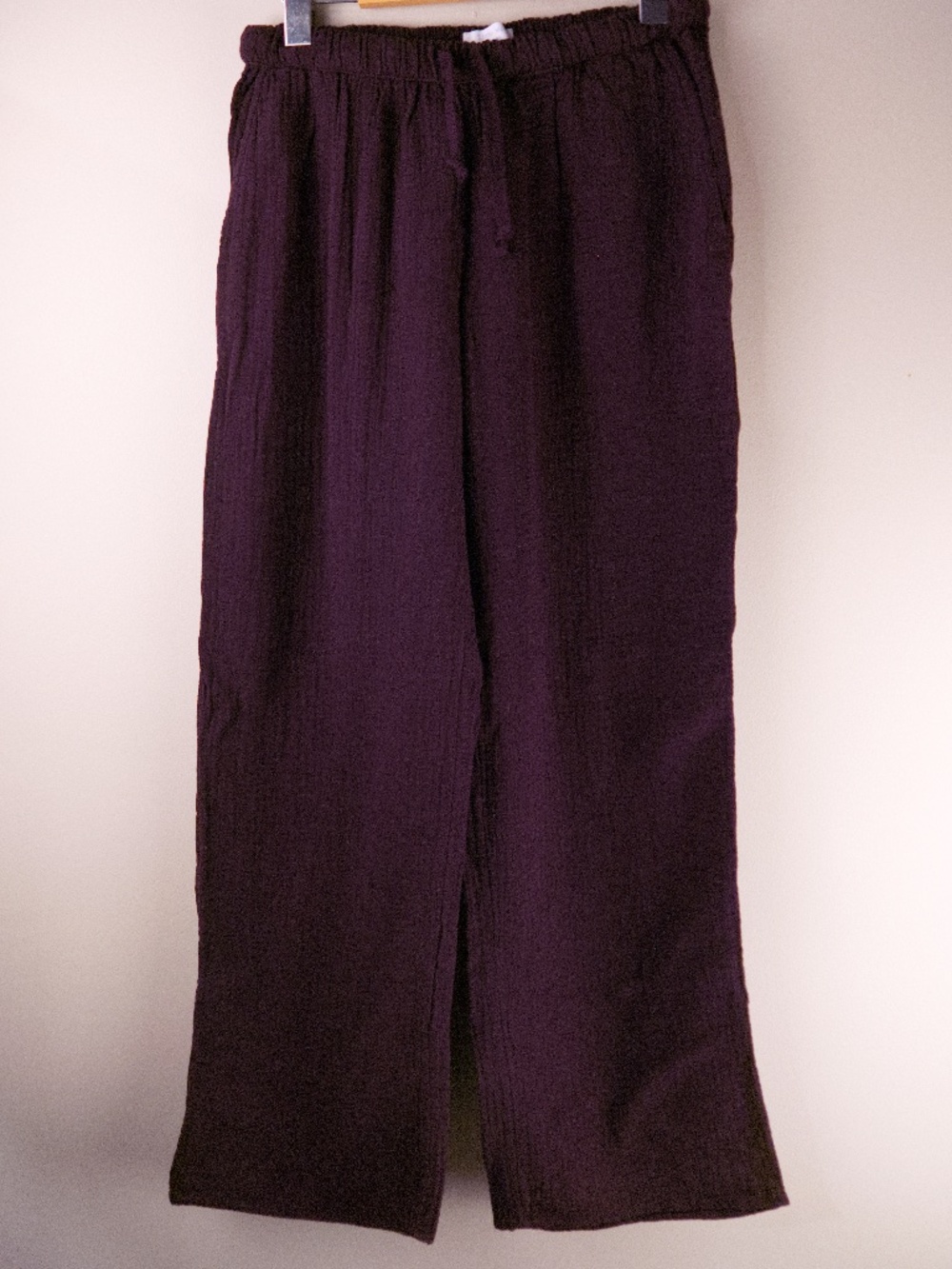 Aritzia Cotton Wide Leg Pants